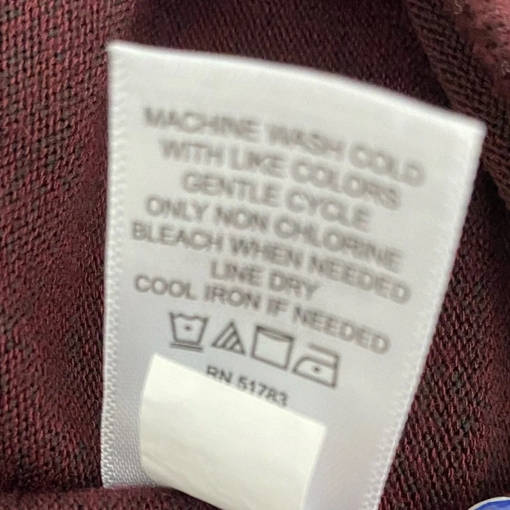 🛍️SALE…Maurices Deep Burgundy Long Sleeve Top - Picture 6 of 6